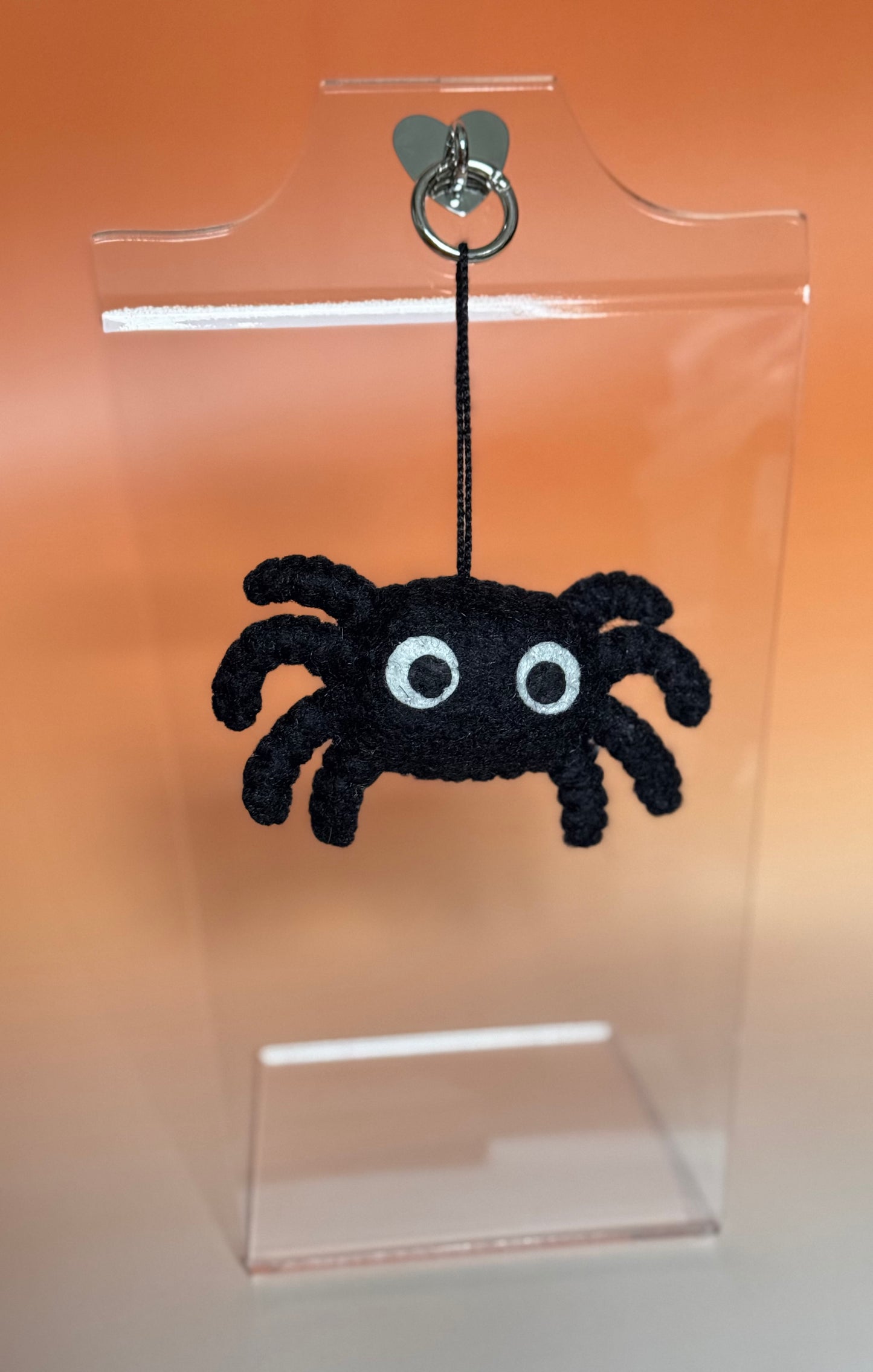 Spider Felt Bag Charm