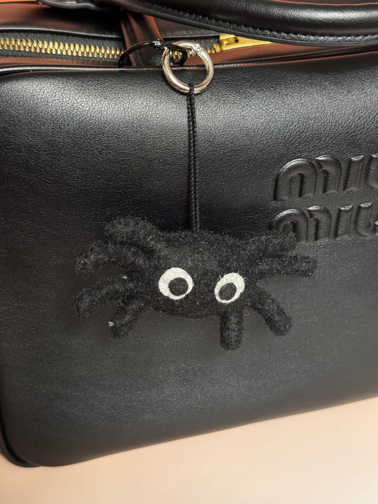 Spider Felt Bag Charm