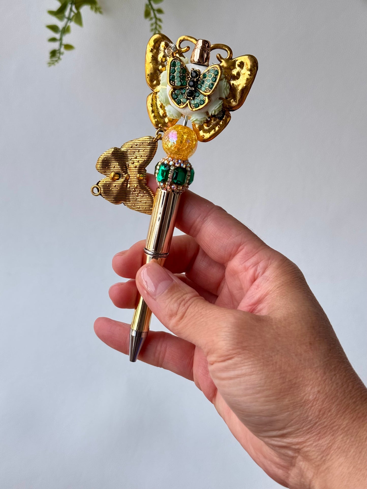 Emerald Garden Butterfly Pen