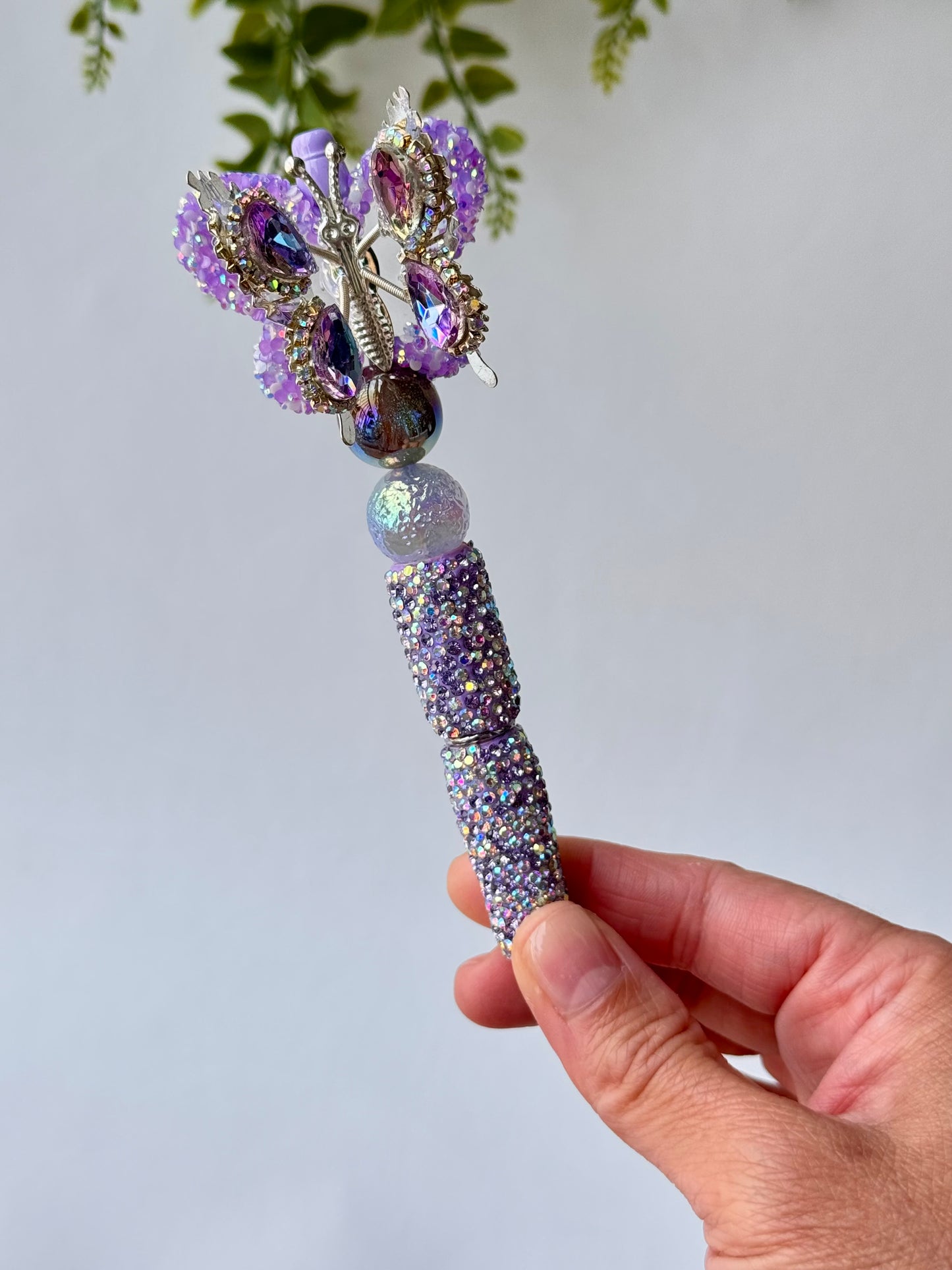 Lavender Twilight Butterfly Pen