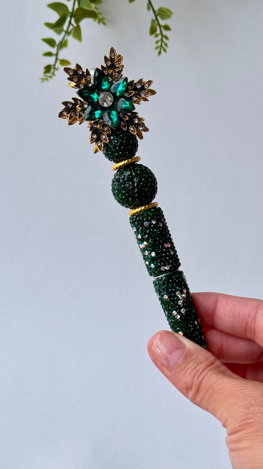 Emerald Starburst Luxe Pen