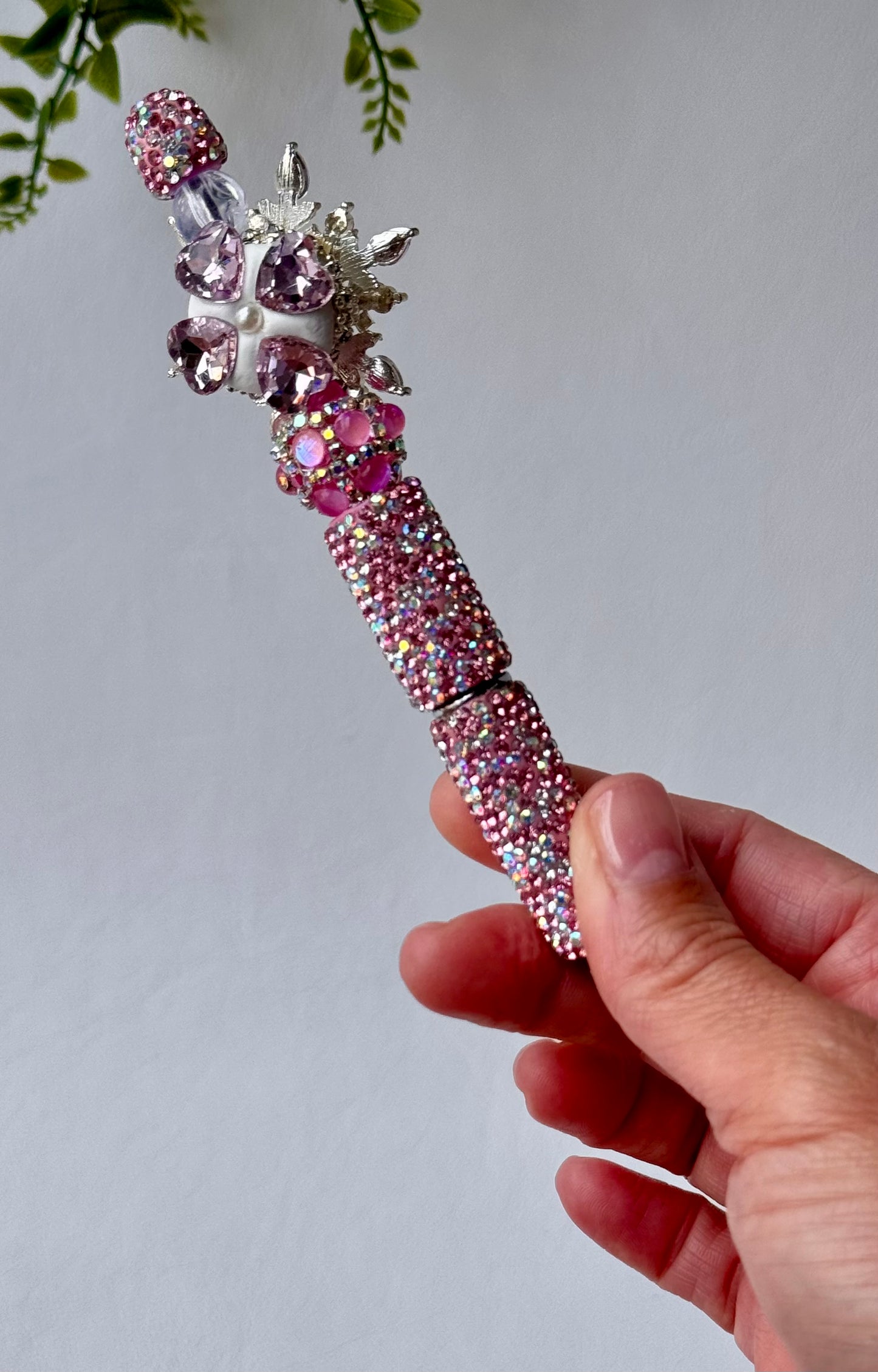Pink Snowflake Crystal Pen