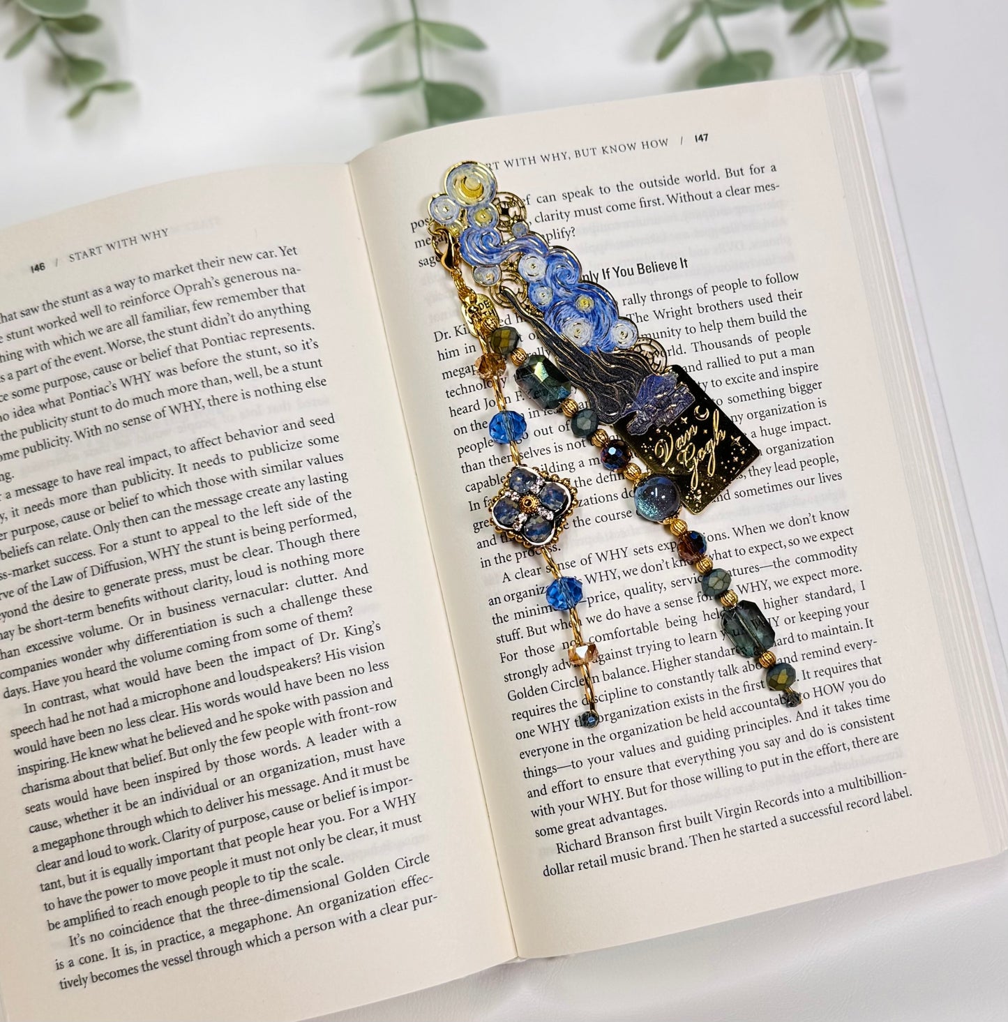 Van Gogh Starry Sky Cut-Out Bookmark