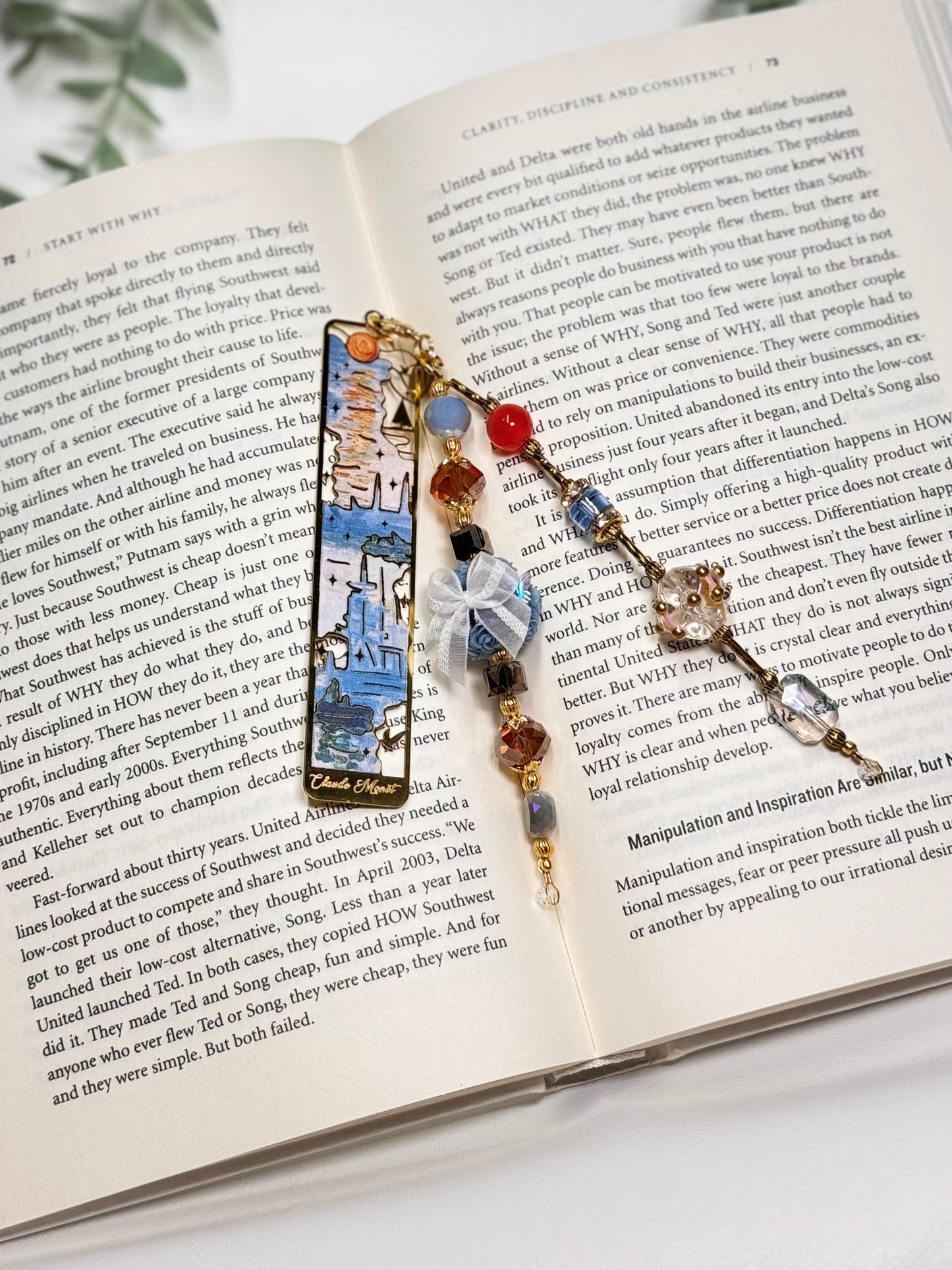 Claude Monet Impression, Sunrise Cut-Out Bookmark
