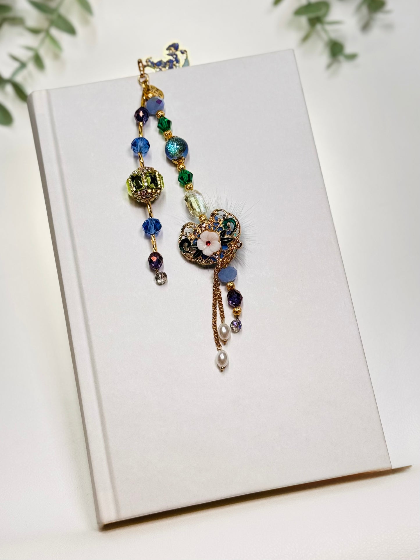 Van Gogh Irises Cut-Out Bookmark
