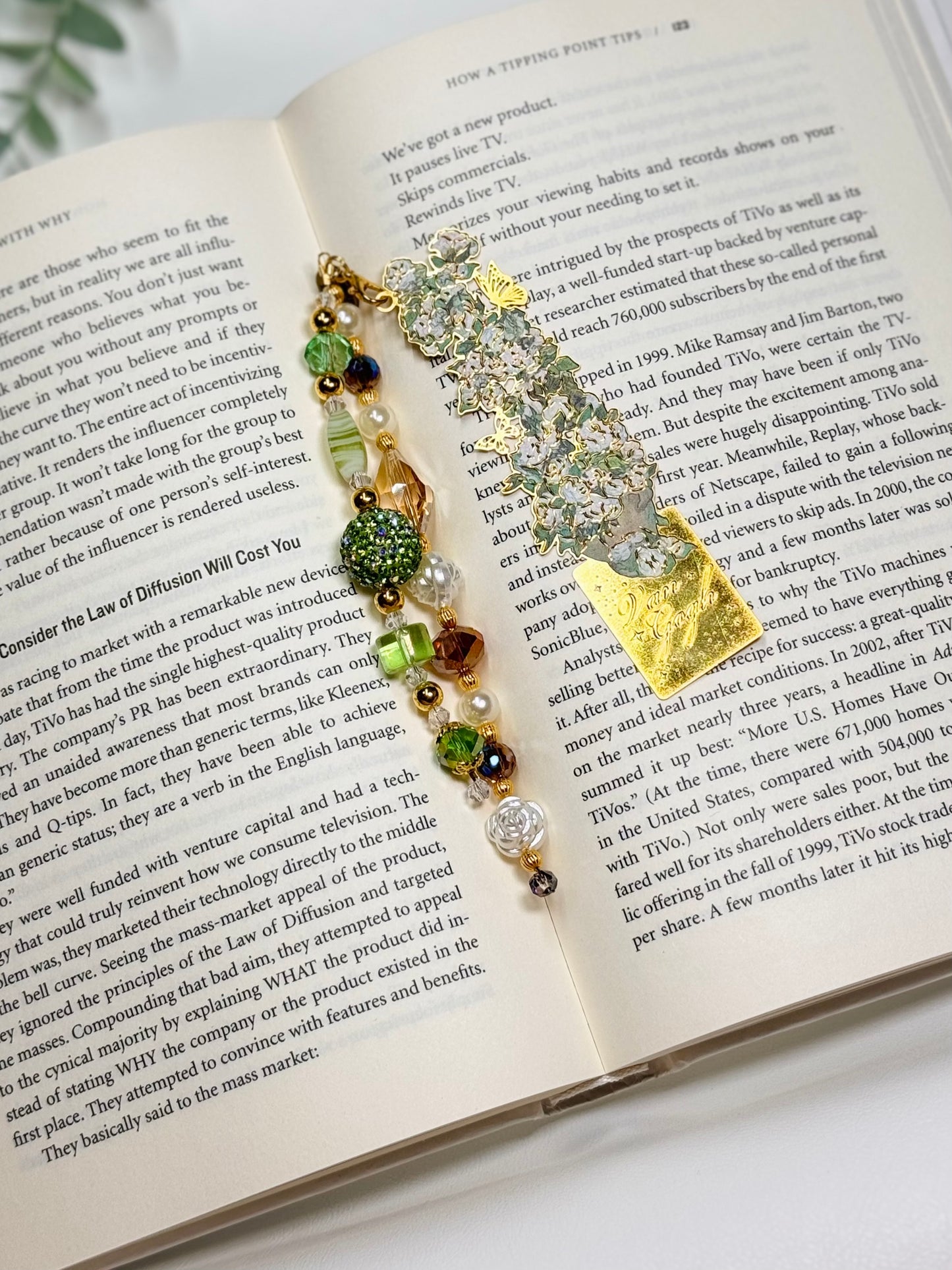 Van Gogh Flowering Almond Tree Cut-Out Bookmark