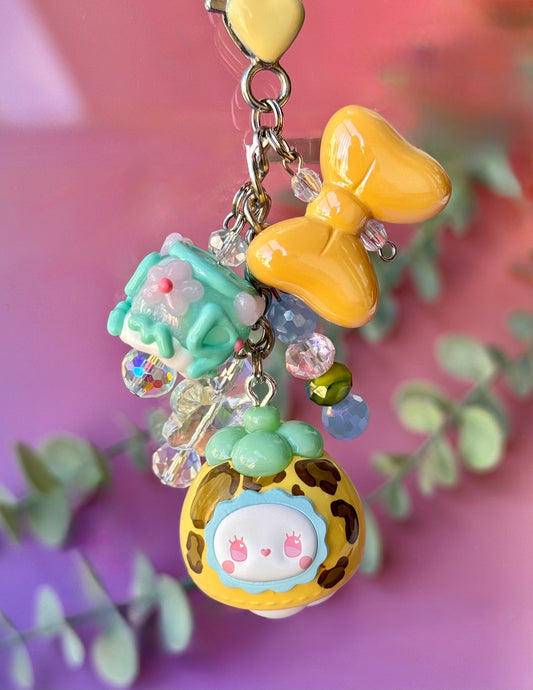 Emma Bean Bubble Mangostana Bag Charm / Keychain