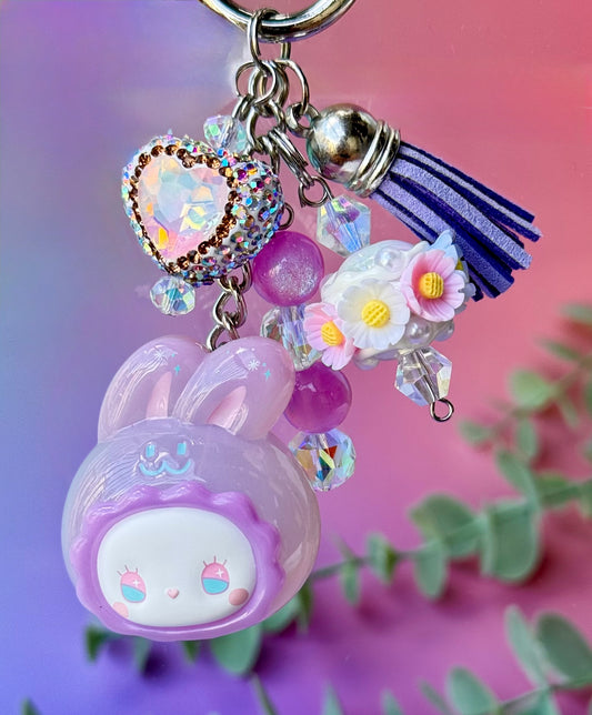 Emma Bean Bunny Bag Charm / Keychain