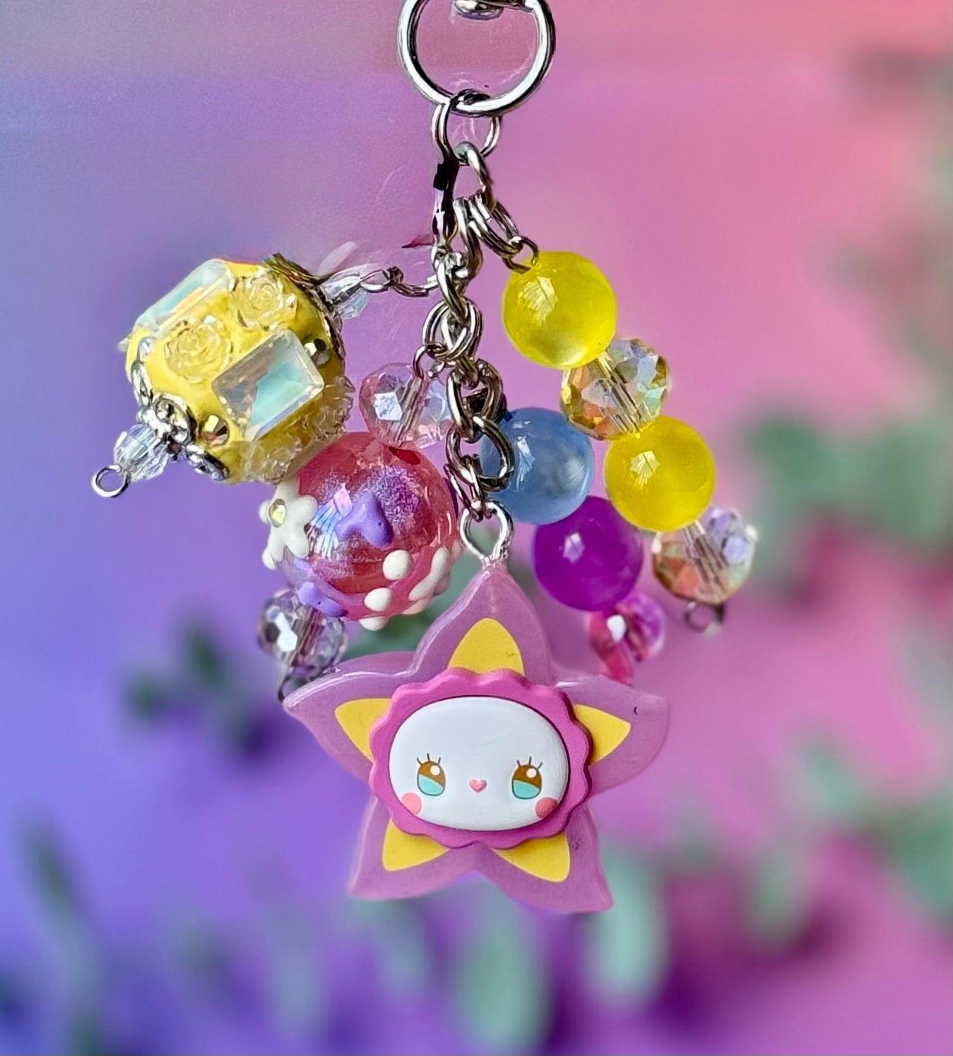 Emma Bean Starry Starfruit Bag Charm/Keychain