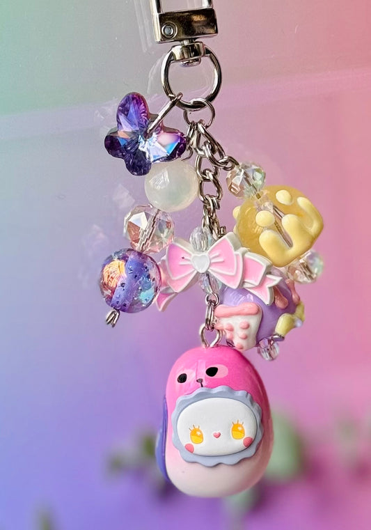 Emma Bean Mango Bunny Bag Charm / Keychain