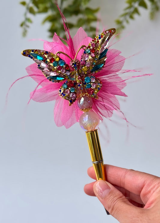 Fuchsia Butterfly Dream Pen